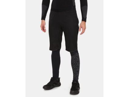 Pánské softshellové kraťasy Kilpi ALDINE-M (Barva BLK, Velikost L)