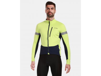 Pánská cyklistická softshellová bunda Kilpi VELOVER-M (Barva LGN, Velikost L)