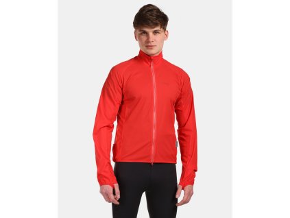 Pánská ultralehká běžecká větrovka Kilpi TIRANO-M (Barva RED, Velikost XXL)
