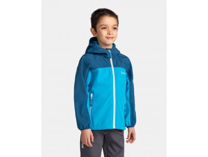 Chlapecká softshellová bunda Kilpi RAVIO-J (Barva BLU, Velikost 110)