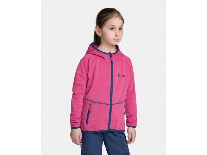 Dívčí technická mikina Kilpi MEMPHIS-JG (Barva PNK, Velikost 122)