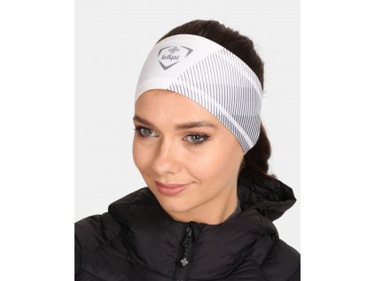 Unisex běžecká čelenka Kilpi BRILLIANS-U (Barva WHT, Velikost UNI)