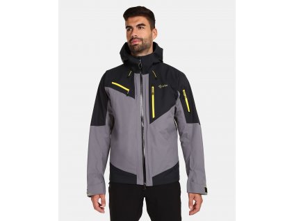 Pánská nepromokavá outdoorová bunda Kilpi HASTAR-M (Barva GRY, Velikost L)