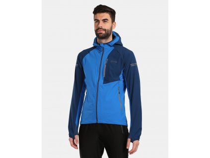 Pánská softshellová běžecká bunda Kilpi BALEO-M (Barva BLU, Velikost S)