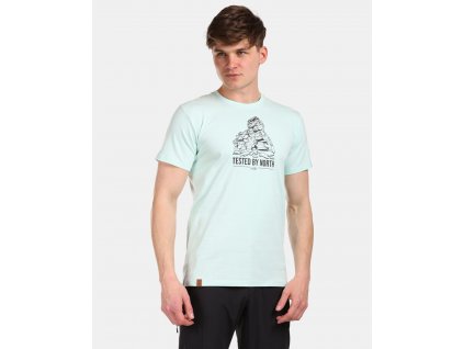 Pánské bavlněné tričko Kilpi DISCOVER-M (Barva MNT, Velikost M)