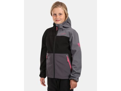 Dívčí softshellová bunda Kilpi RAVIA-J (Barva BLK, Velikost 110)