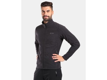 Pánská fleecová mikina Kilpi GLAMER-M (Barva BLK, Velikost M)