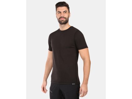 Pánské tričko z merino vlny Kilpi SLOPER-M (Barva BLK, Velikost L)