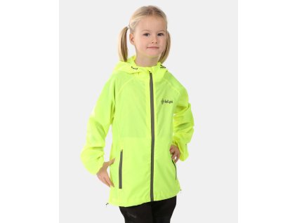 Nepromokavá bunda Kilpi JALUU-J (Barva YEL, Velikost 122)