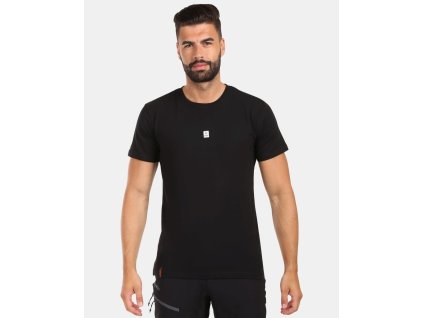 Pánské bavlněné tričko Kilpi DISCOVER-M (Barva BLK, Velikost M)