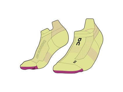 Elite Run Sock Low ON,ponožky,uni. (Varianta U-S)