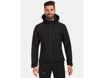 Pánská softshellová bunda Kilpi ONTAVIO-M (Barva BLK, Velikost L)