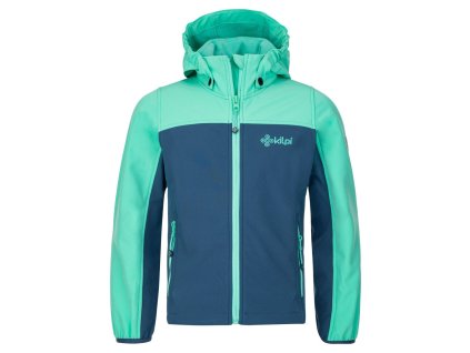 Dívčí softshellová bunda Kilpi RAVIA-JG (Barva TRQ, Velikost 110)