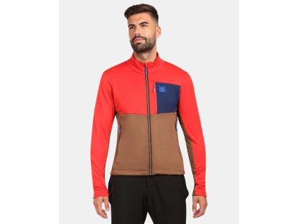 Pánská fleecová mikina Kilpi ERIN-M (Barva BRN, Velikost 3XL)