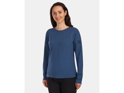 Dámské bavlněné tričko s dlouhým rukávem Kilpi PROMOX-W (Barva DBL, Velikost 40)