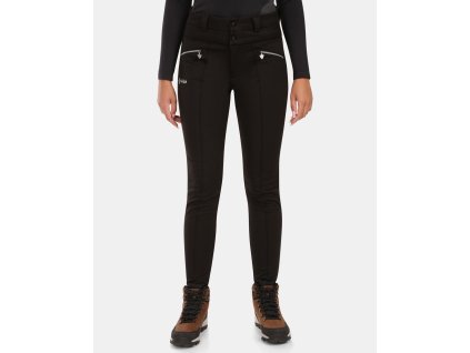 Dámské lyžařské softshellové kalhoty Kilpi MAURA-W (Barva BLK, Velikost 40)