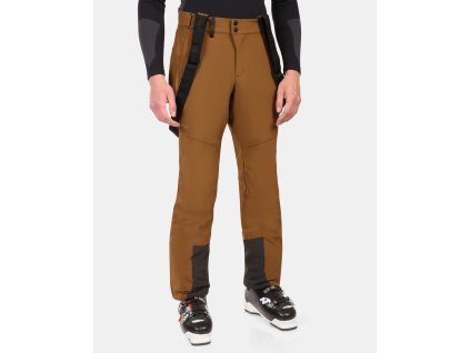 Pánské softshellové lyžařské kalhoty Kilpi RHEA-M (Barva BRN, Velikost 6XL)