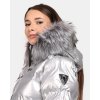 Dámská stříbrná zimní zateplená bunda Kilpi LTD SIRIUS-W (Barva SLV, Velikost 34)