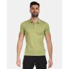 Pánské funkční polo tričko Kilpi OLIVA-M (Barva GRN, Velikost L)