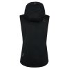 Dámská softshellová vesta Kilpi MONILEA-W (Barva BLK, Velikost 34)