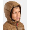 Chlapecká zateplená bunda Kilpi REBEKI-JB (Barva BRN, Velikost 122)