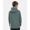 Chlapecká fleecová mikina s kapucí Kilpi FLOND-JB (Barva GRN, Velikost 110)