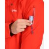 Pánská hardshellová bunda Kilpi TRINITY-M (Barva RED, Velikost L)