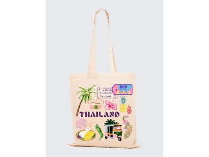 Plátěná taška s potiskem Exotic Thailand