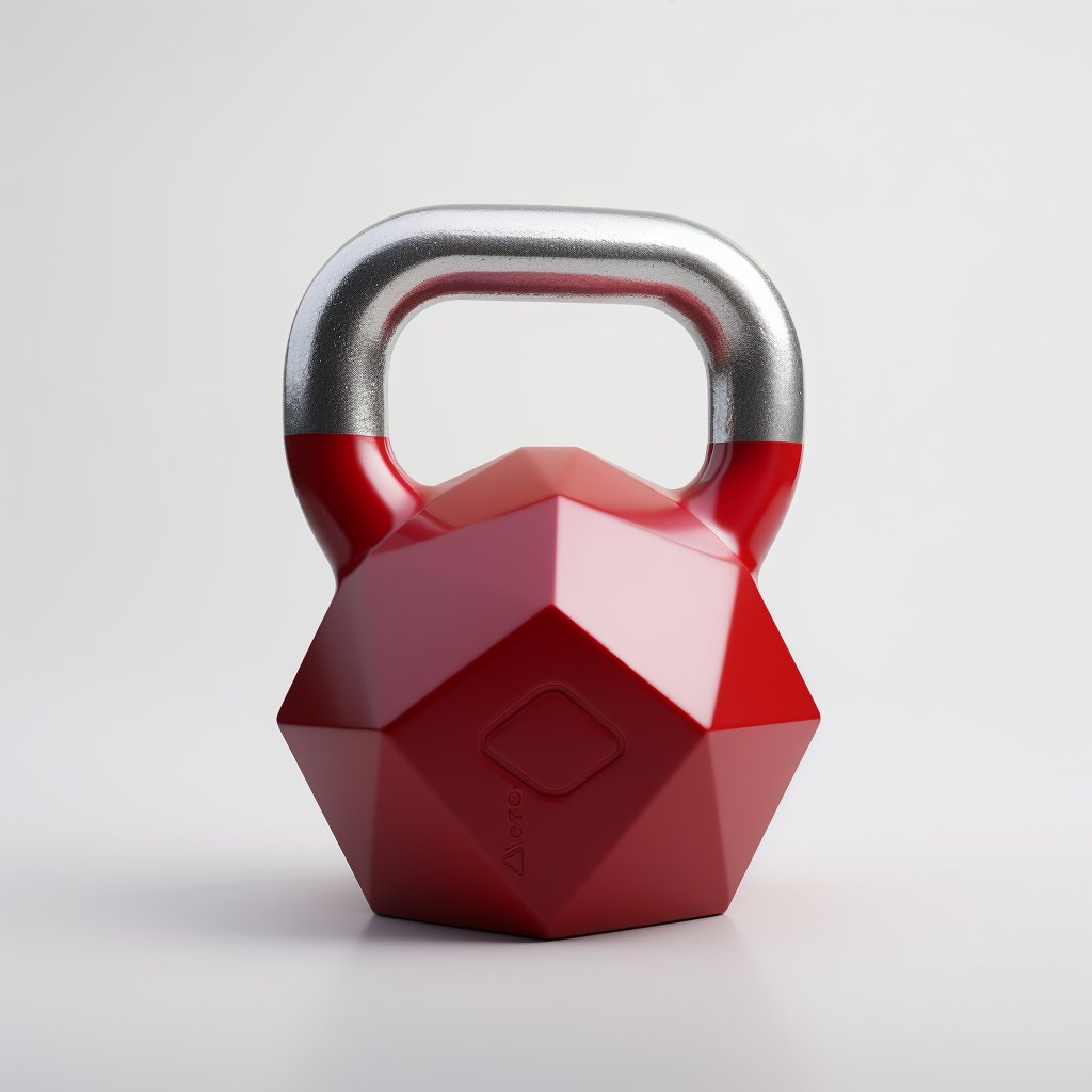 michael bundy red Pentagonal silver kettlebell product photo ph 62ae3cb4 b72e 4b9b 9c34 c6a1744848fc