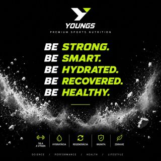 Sila. Hydratácia. Regenerácia. Zdravie. Každý deň. Každý tréning. YOUNGS | PREMIUM SPORTS NUTRITION Od športovcov pre...