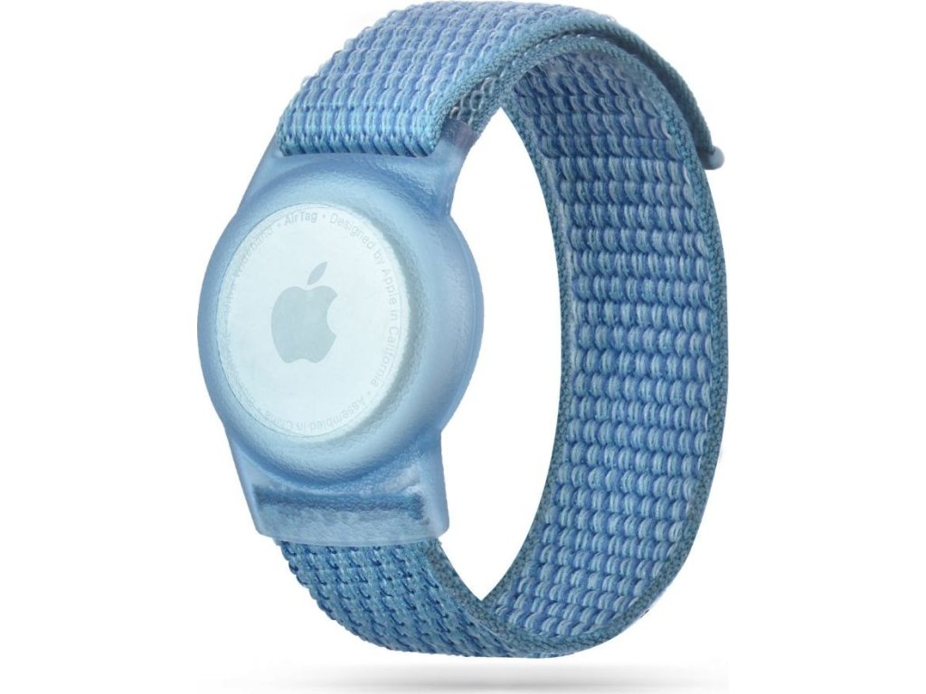 Tech-Protect Dětský řemínek s pouzdrem pro AirTag - Tech-Protect, Nylon Blue