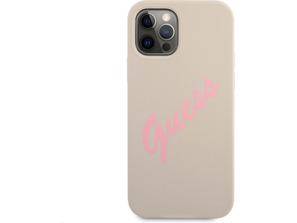 Guess Ochranný kryt pro iPhone 12 Pro MAX - Guess, Vintage Gray GUHCP12LLSVSGP