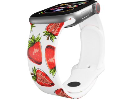 Apple watch řemínek Jahody (Rozměr 38/40/41mm)