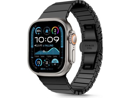 Tech-Protect Řemínek na Apple Watch 44mm / 45mm / 46mm / 49mm - Tech-Protect, Stainless Classic Linkband Black