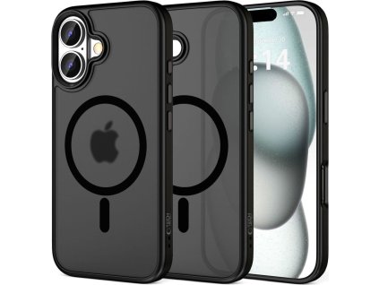 Tech-Protect Ochranný kryt na iPhone 16 PLUS - Tech-Protect, Magmat MagSafe Matte Black