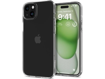 Spigen Ochranný kryt na iPhone 15 PLUS - Spigen, Liquid Crystal Crystal Clear