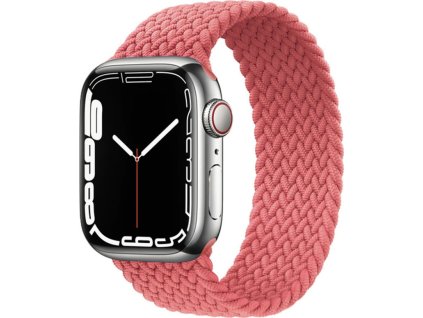 Pletený navlékací řemínek pro Apple Watch - Pink (Velikost 38/40/41mm, Barva Růžová, Obvod M (střední obvod zápěstí))