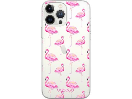 Ochranný kryt na iPhone 15 Pro - Babaco, Flamingo 005 BPCFLAM410