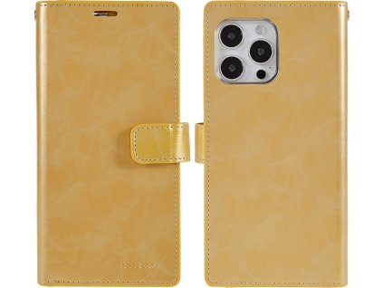 Ochranné pouzdro na iPhone 15 Pro - Mercury, Mansoor Diary Gold