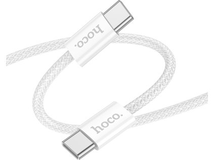 Hoco Kabel USB-C to USB-C - Hoco, X104 Source 60W/3A 100cm White