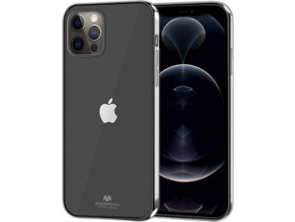 Mercury Ochranný kryt pro iPhone 12 Pro MAX - Mercury, Jelly Transparent