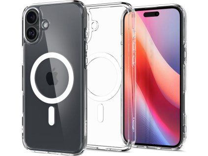 Spigen Ochranný kryt na iPhone 16 PLUS - Spigen, Ultra Hybrid MagSafe White