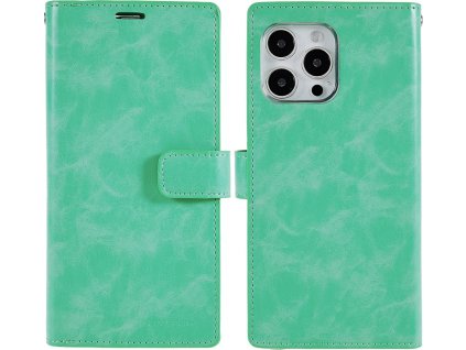 Mercury Ochranné pouzdro na iPhone 15 Pro MAX - Mercury, Mansoor Diary Mint