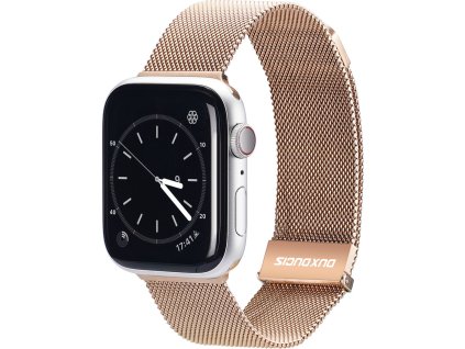 Řemínek pro Apple Watch 44mm / 45mm / 46mm / 49mm - DuxDucis, Milanese Gold