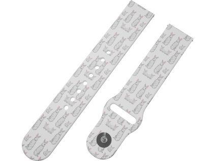 ZAJÍCI KAM SE PODÍVÁŠ řemínek 22 mm