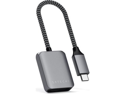 Satechi Redukce / adaptér - Satechi, USB-C to 3.5mm Audio & PD Adapter Gray