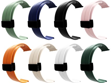 Silikonový řemínek s drážkou a magnetickým zapínáním pro Samsung Galaxy Fit 3