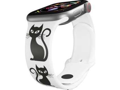 Apple watch řemínek Kočka (Rozměr 38/40/41mm)