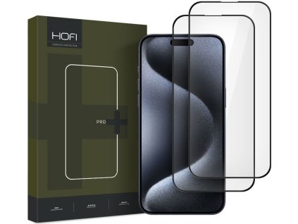 Hofi Hybridní ochranné sklo na iPhone 16 Pro MAX - Hofi, Glass Pro+ (2ks)
