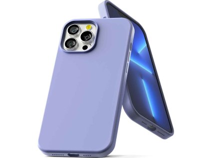 Mercury Ochranný kryt pro iPhone 13 Pro MAX - Mercury, Silicone Lavender Gray